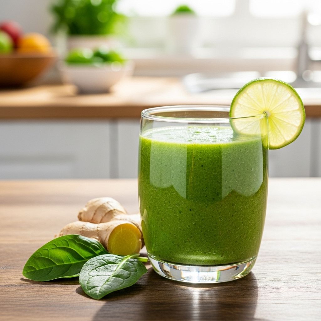 Discover how this energizing green ginger smoothie combines flavor and nutrition to boost your mornings and support wellness.