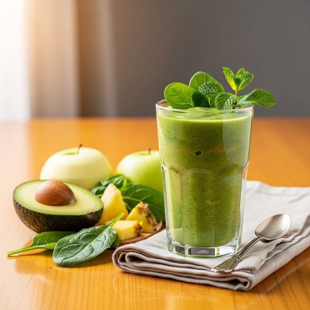 Discover the health-boosting secrets of the Green Goddess Smoothie—packed with leafy greens, fruit, probiotics, and fresh herbs for a vibrant body and mind.