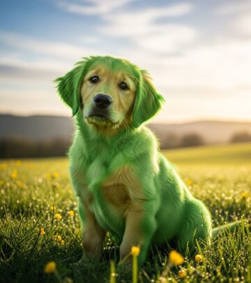 A once-in-a-litter surprise that showcases the magic of canine genetics.