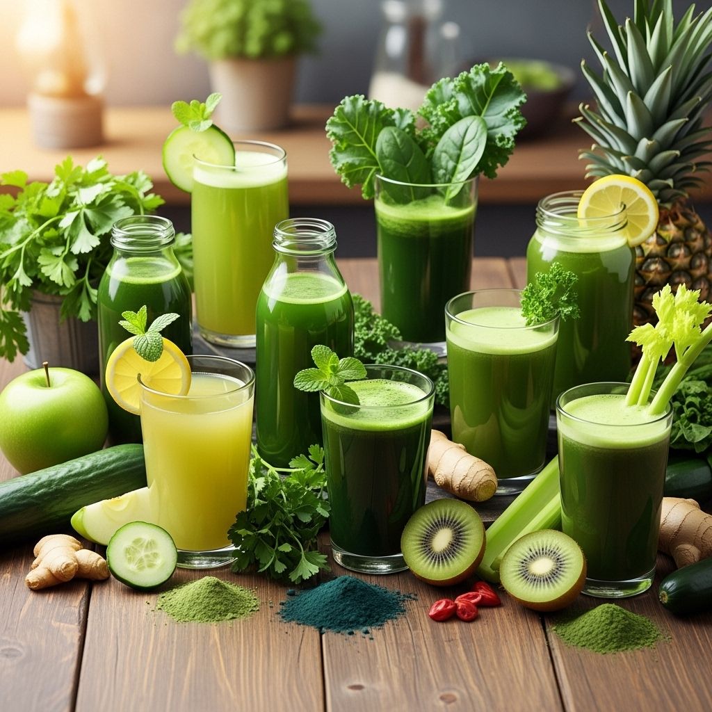 Explore flavorful, nutrient-packed green juice recipes, tips for perfect blends, and quick answers to common juicing questions.