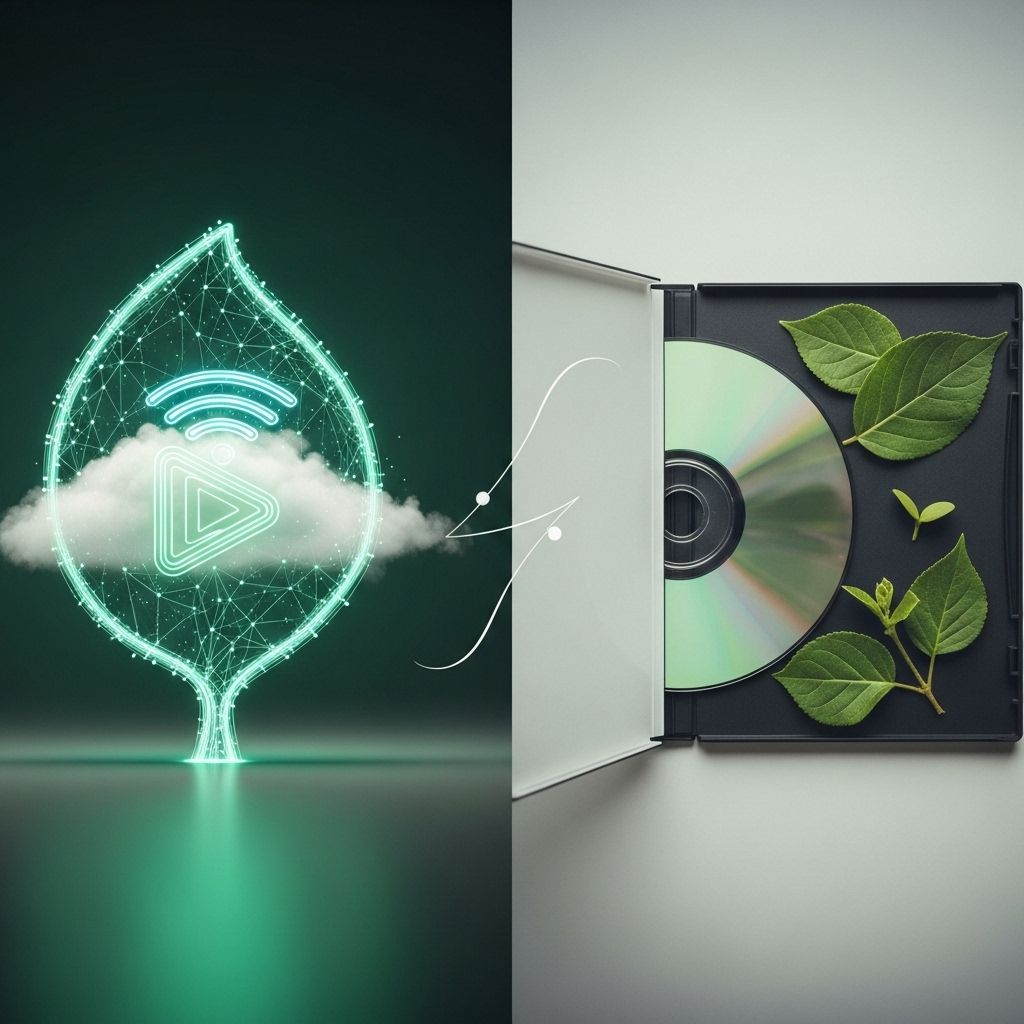 Which Is Greener: Streaming Video or Watching a DVD? Uncover the environmental impacts of video streaming and DVDs, from carbon emissions to energy use.