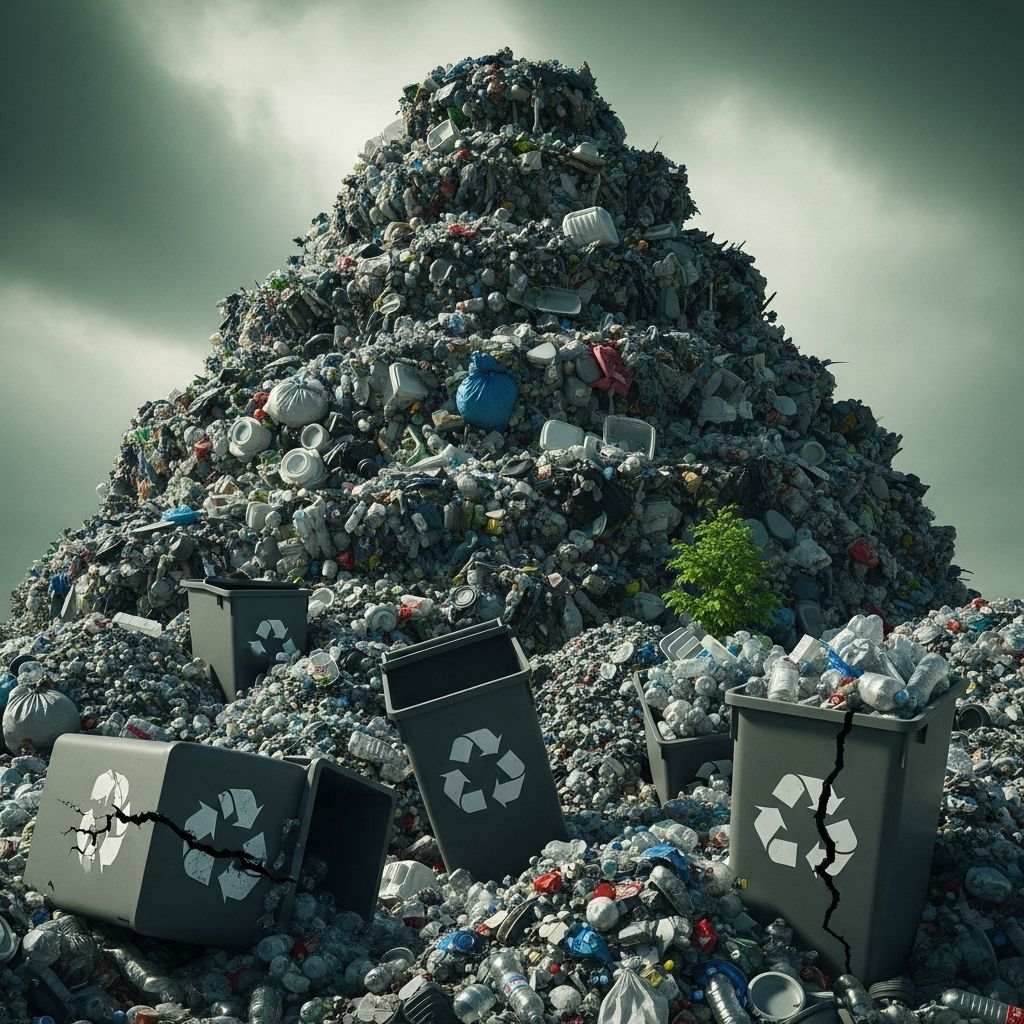 A deep dive into why plastic recycling rates in the US have worsened, and why industry-backed solutions fall short.