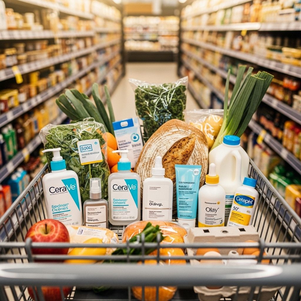 Everything you need to build a skincare routine with affordable, effective products straight from the grocery shelves.