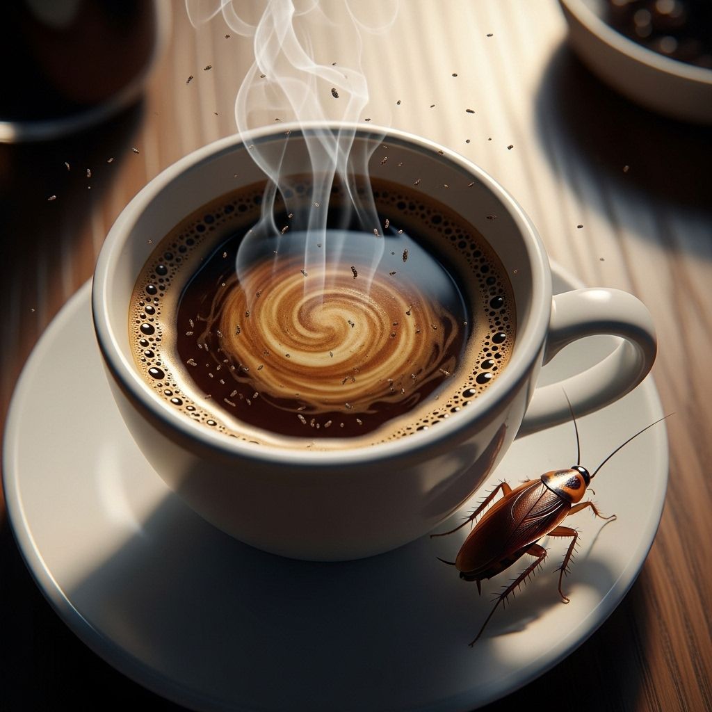 Investigating the unsettling truth about insect contamination and food safety in your daily cup.