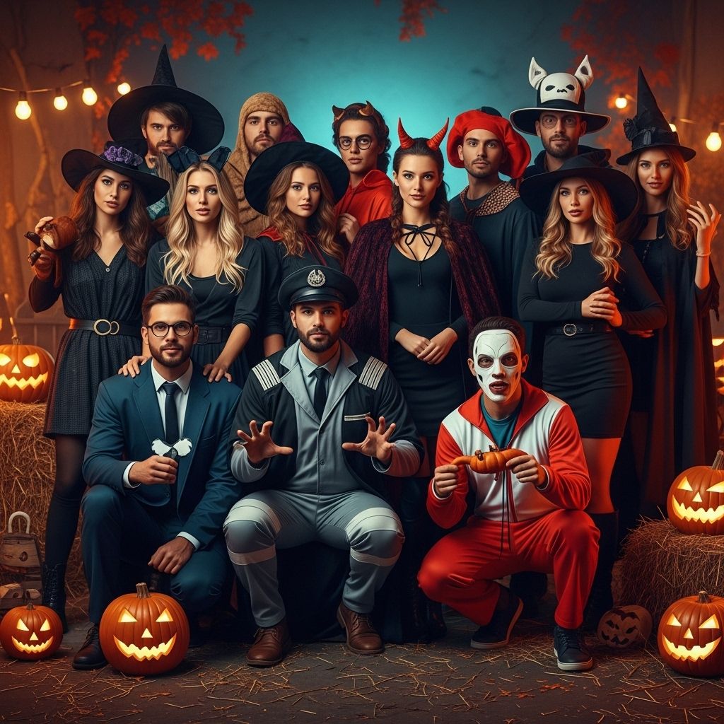 Find costume inspiration for your squad with clever, nostalgic, and pop-culture group Halloween ideas everyone will love.