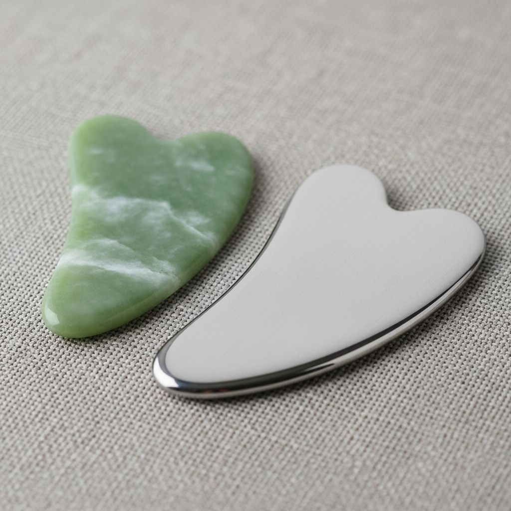 Gua Sha Tool Material Comparison: Jade vs Steel for Optimal Facial Therapy and Longevity Material choice influences cooling, glide, and longevity in your facial routine.