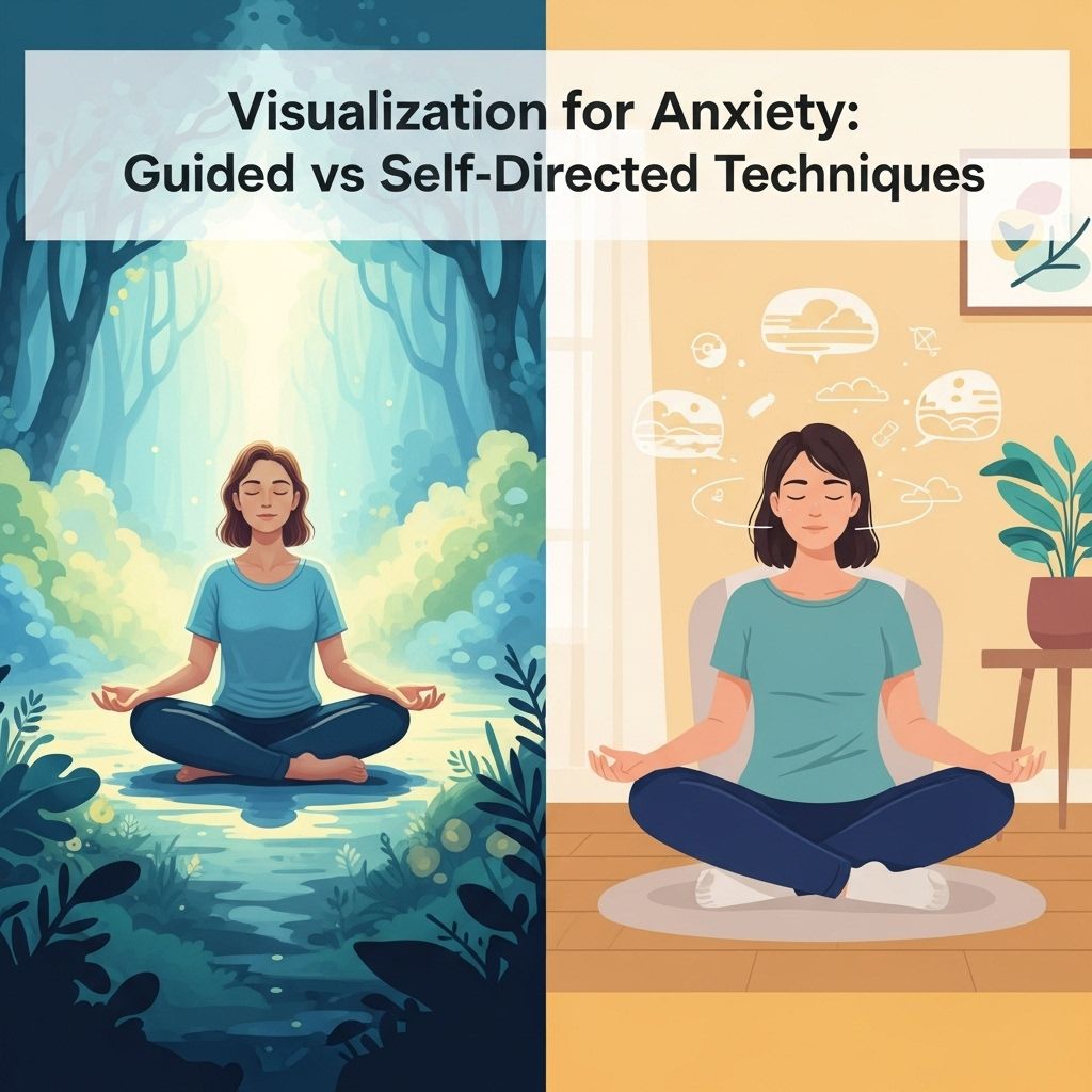 Guided vs. Self-Directed Visualization for Anxiety: Comparing Effectiveness, Techniques, and Best Practices Learn how personalized imagery can quiet racing thoughts and foster a calmer mind.