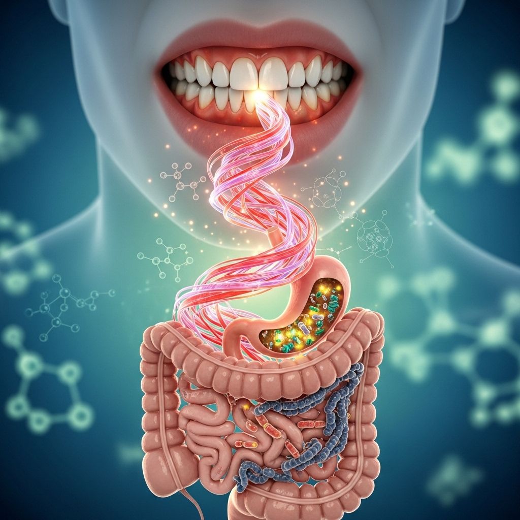 Unveiling the Oral-Gut Axis: How Gum Disease (Periodontitis) Influences Gut Health and Systemic Wellness Oral inflammation can shape gut microbiota, linking dental health to overall well-being.