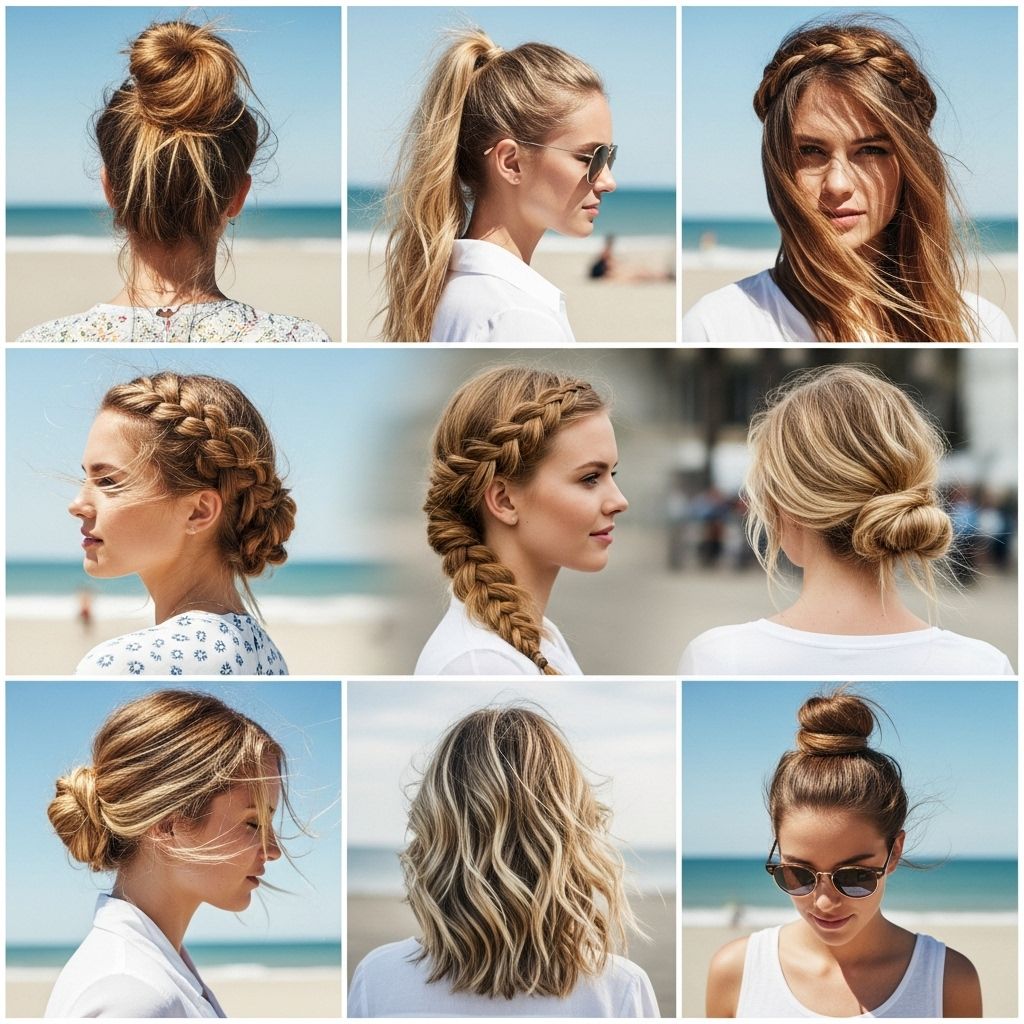 Stay stylish and comfortable with these easy, chic hairstyles perfect for hot summer days and lasting through summer nights.