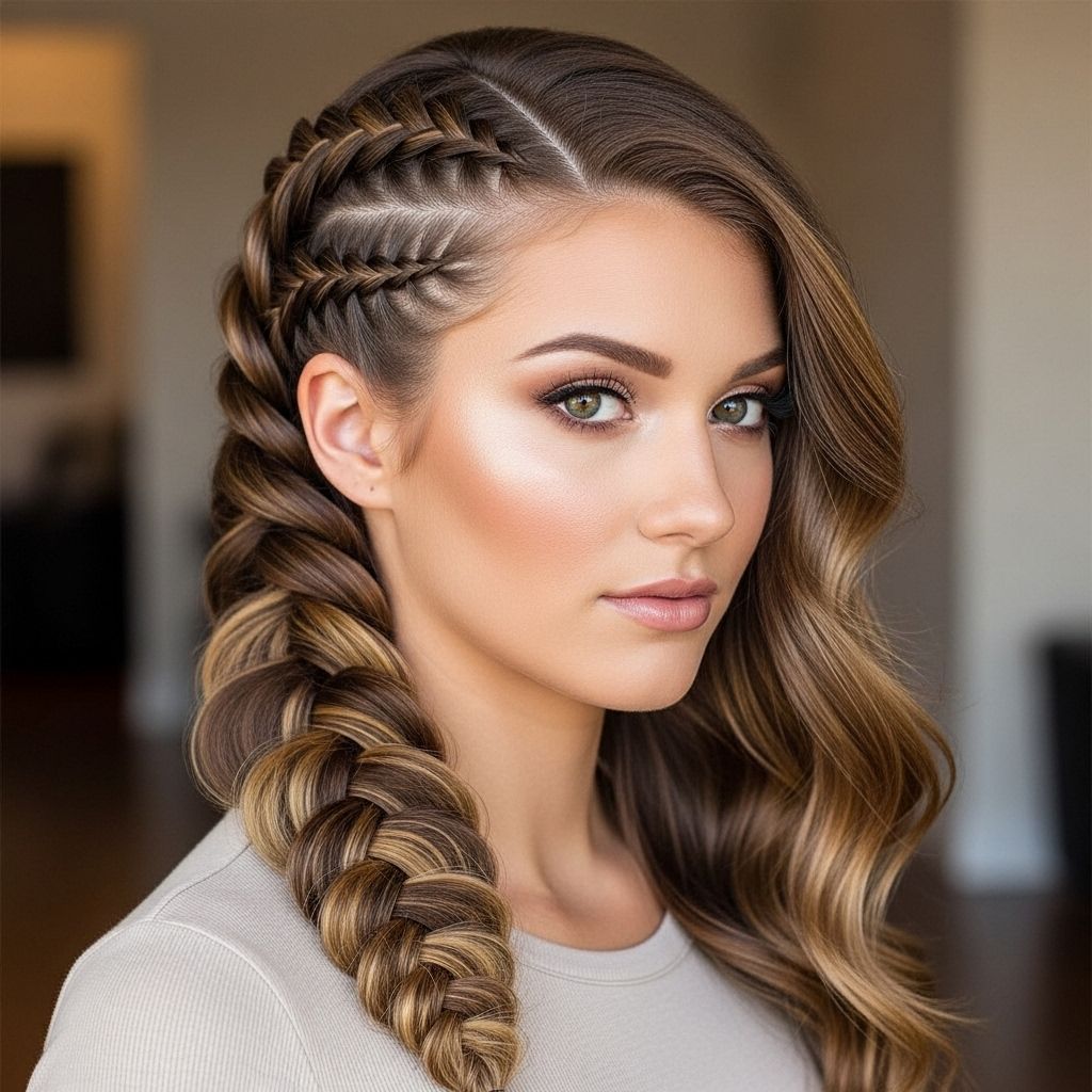 Discover the secrets to creating and customizing the trendy half-and-half braided hairstyle for every hair length and occasion.