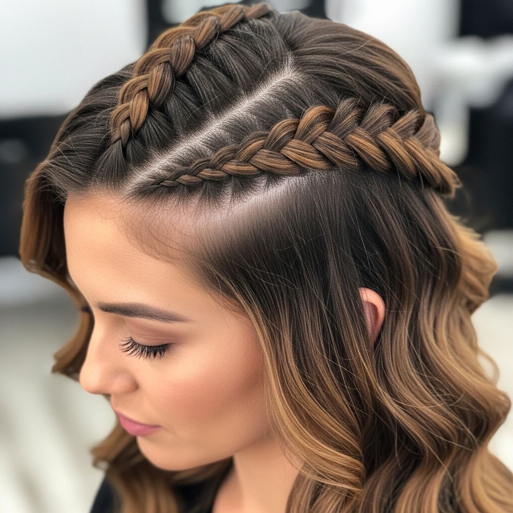 Discover the secrets to creating and customizing the trendy half-and-half braided hairstyle for every hair length and occasion.