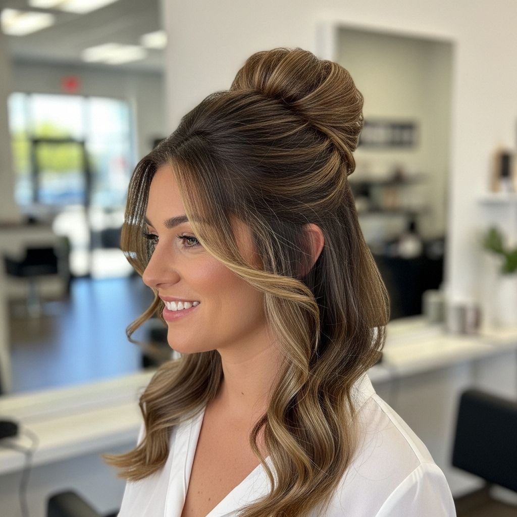 Elevate your style with these versatile and stunning half-bun hairstyles, perfect for all hair types and occasions.