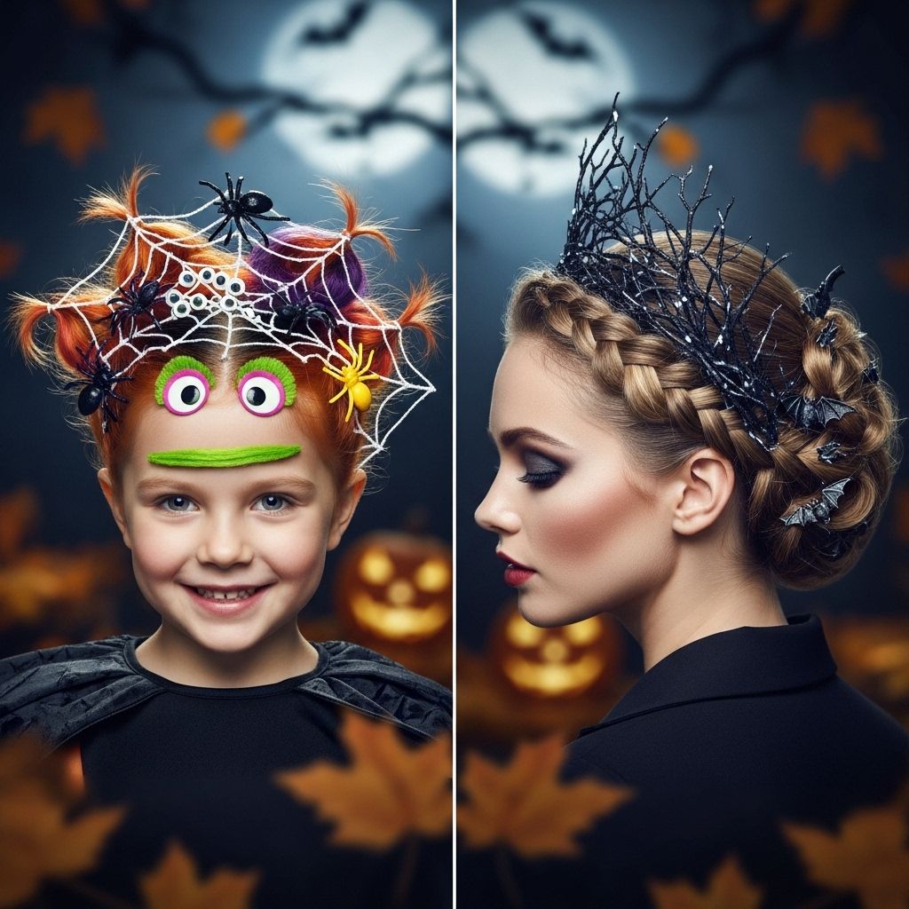 From playful buns to intricate braids, these hair designs add a festive twist to any costume.