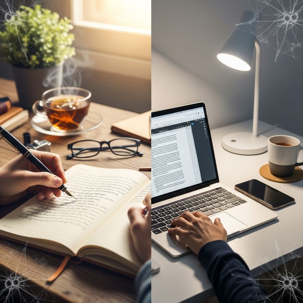 Handwritten vs. Typed Journaling: How Each Method Shapes Brain Activity, Learning, and Memory Putting pen to paper sparks richer neural engagement, boosting recall and comprehension.
