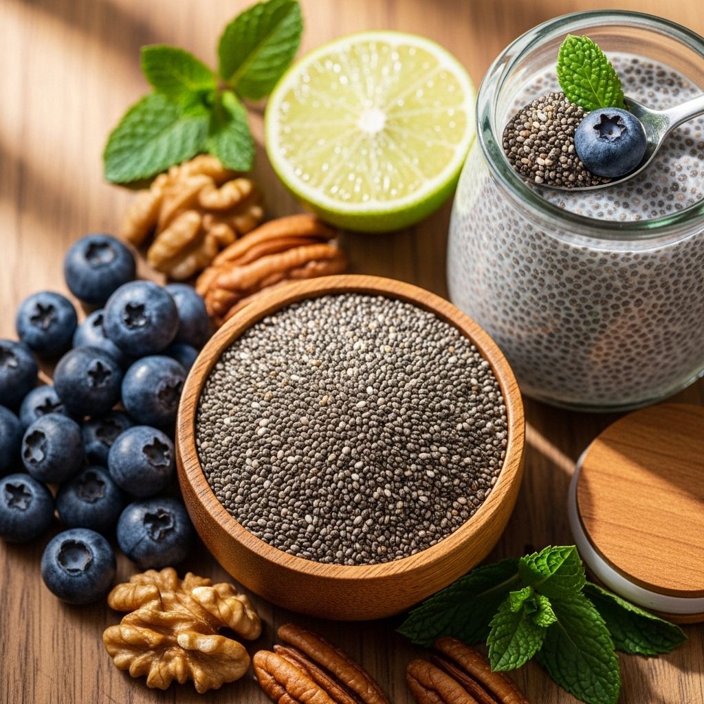 Unveiling the Powerful Health Benefits of Chia Seeds: Nutrition, Wellness, and Practical Uses Discover how chia seeds can transform your health, from heart and brain benefits to skin and bone wellness.