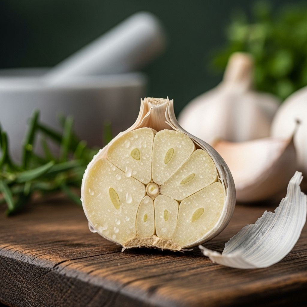 Unveiling the Health Benefits of Raw Garlic: Evidence, Mechanisms, and Practical Insights Discover the science-backed health benefits of consuming raw garlic and its role in disease prevention and wellness.