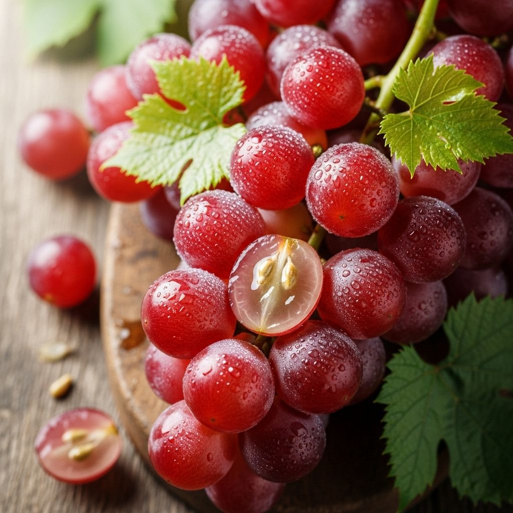 Unlocking the Health Benefits of Red Grapes: A Comprehensive Guide Explore the potent antioxidants, essential nutrients, and disease-fighting properties of red grapes for improved health and longevity.