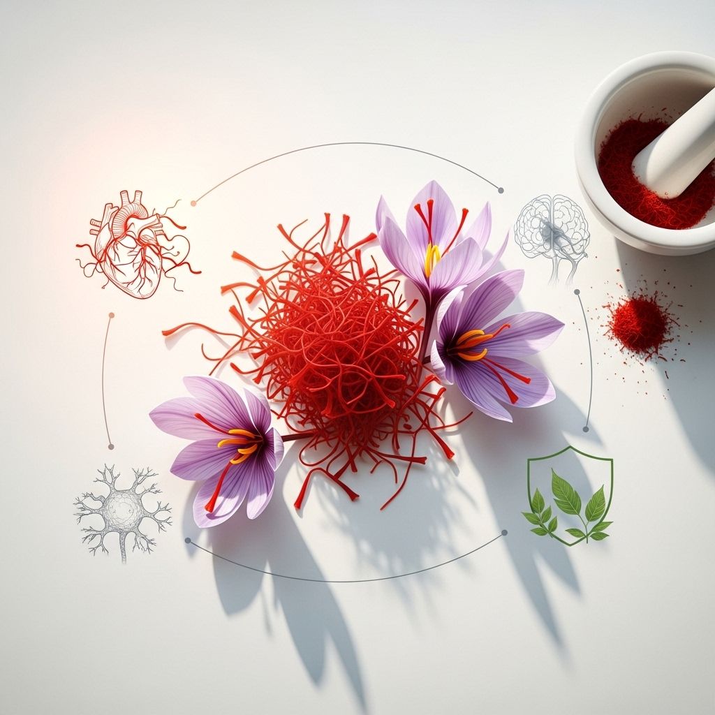 Discover the science-backed benefits of saffron for mental health, heart health, vision, and more.