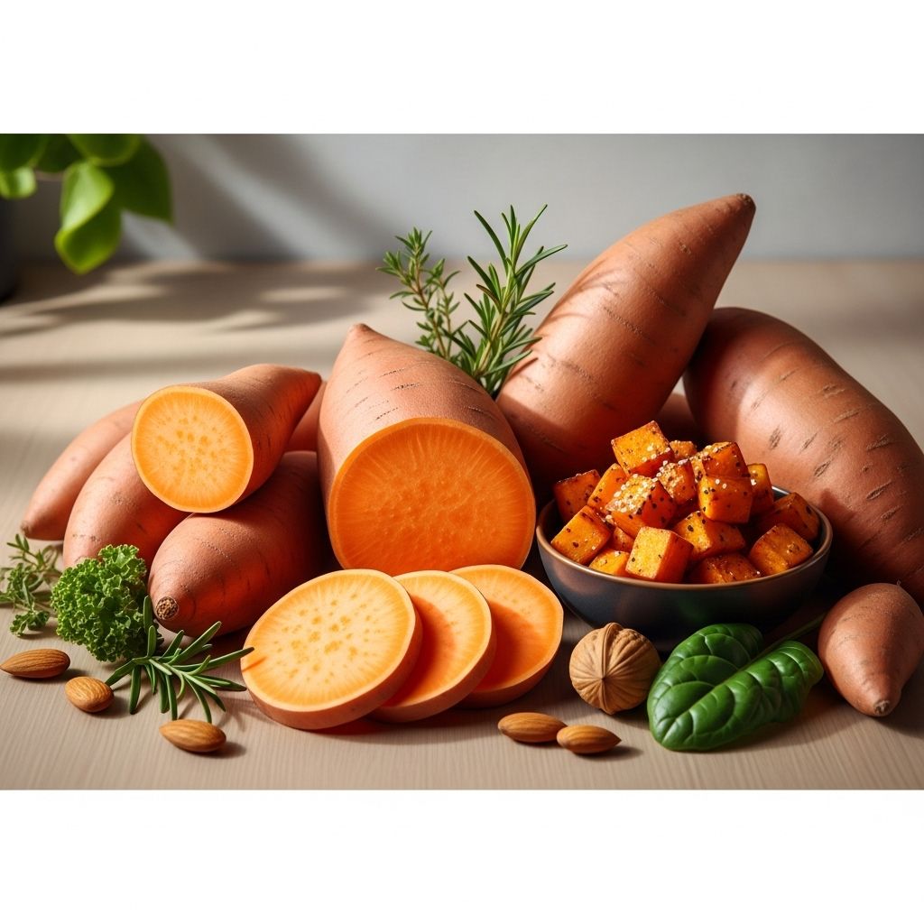 Exploring the Comprehensive Health Benefits of Sweet Potatoes: Nutrition, Disease Prevention, and More Discover the powerful health benefits of sweet potatoes, from nutrient density and antioxidants to gut, heart, and immune health.