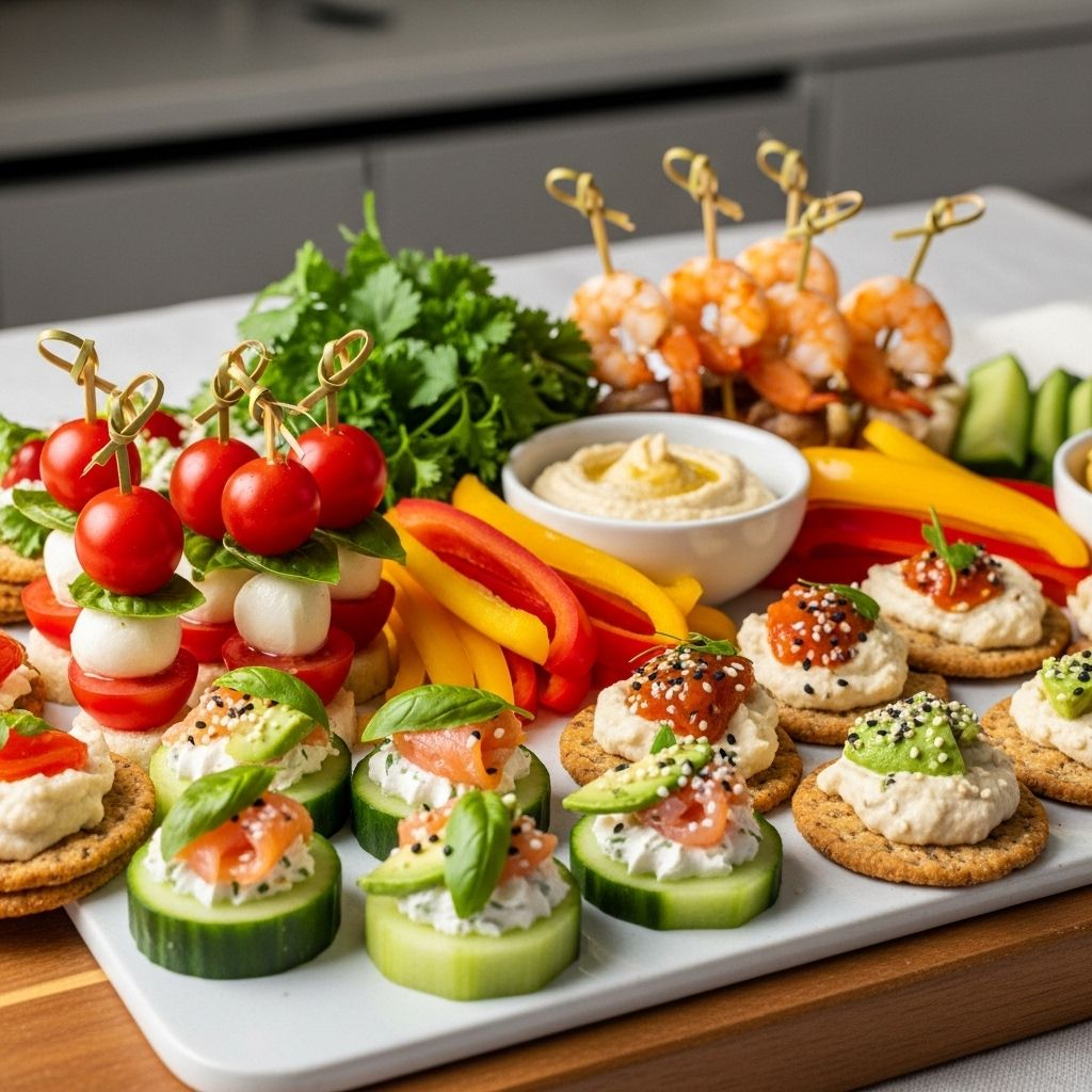 Discover 12 easy, crowd-pleasing appetizers that offer bold flavors and wholesome ingredients—perfect for any occasion.