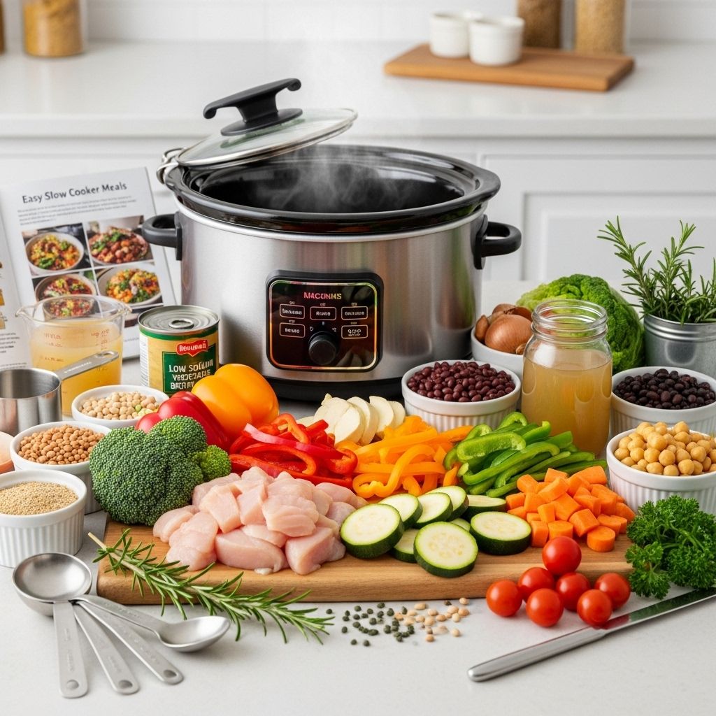 Set your slow cooker and savor healthy, low-calorie meals with minimal effort—delicious options for every taste.