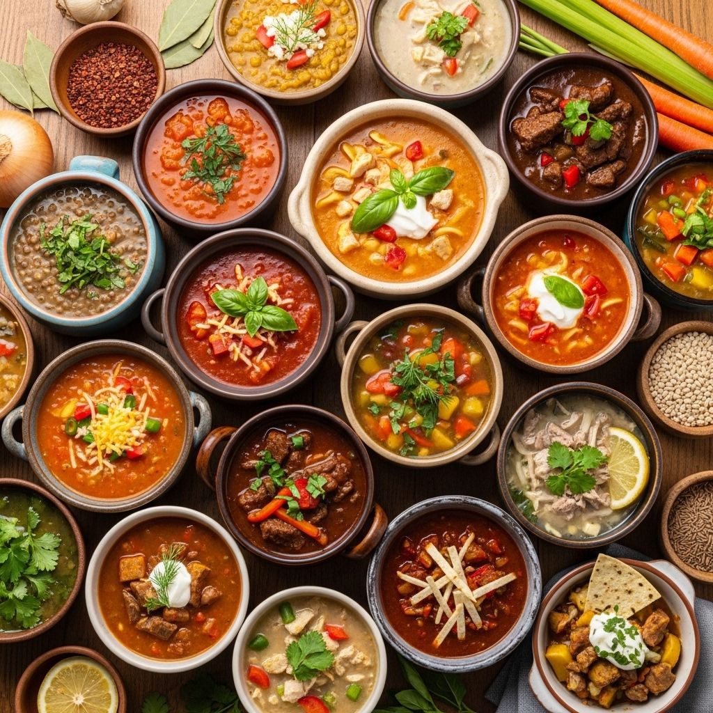 Discover 35 flavorful, nutrition-packed slow-cooker soups for cozy, effortless weeknight meals all season long.