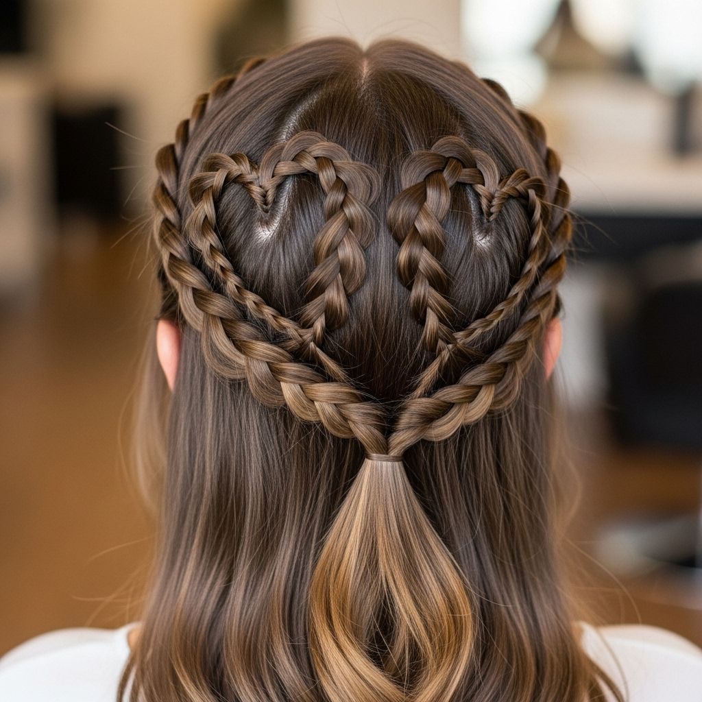 Learn how to create beautiful heart braids and add a touch of charm to your look.
