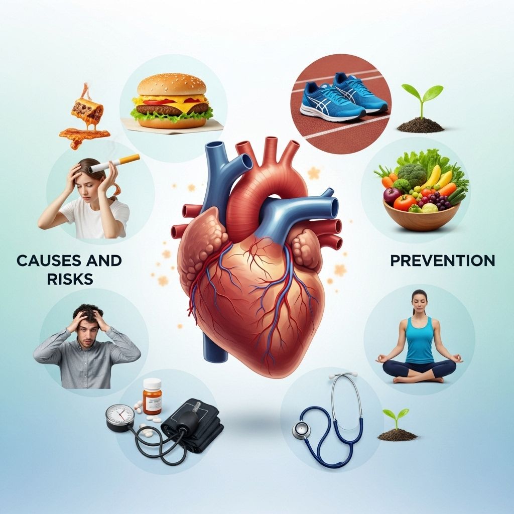 Comprehensive guide to heart disease causes, risk factors, and how you can reduce your chances through informed lifestyle choices.