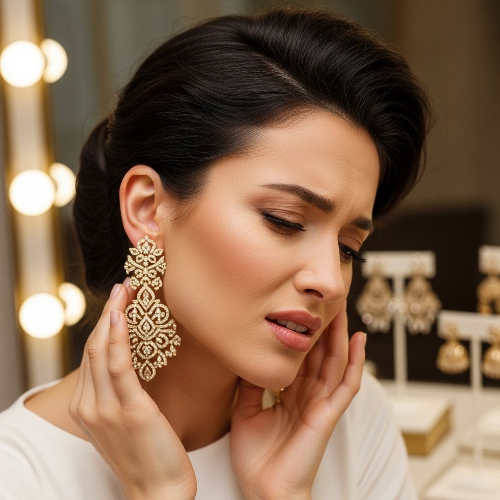 Why we adore statement earrings, the agony they cause, and how earring lifts and expert tips can save your lobes—all in one essential guide.