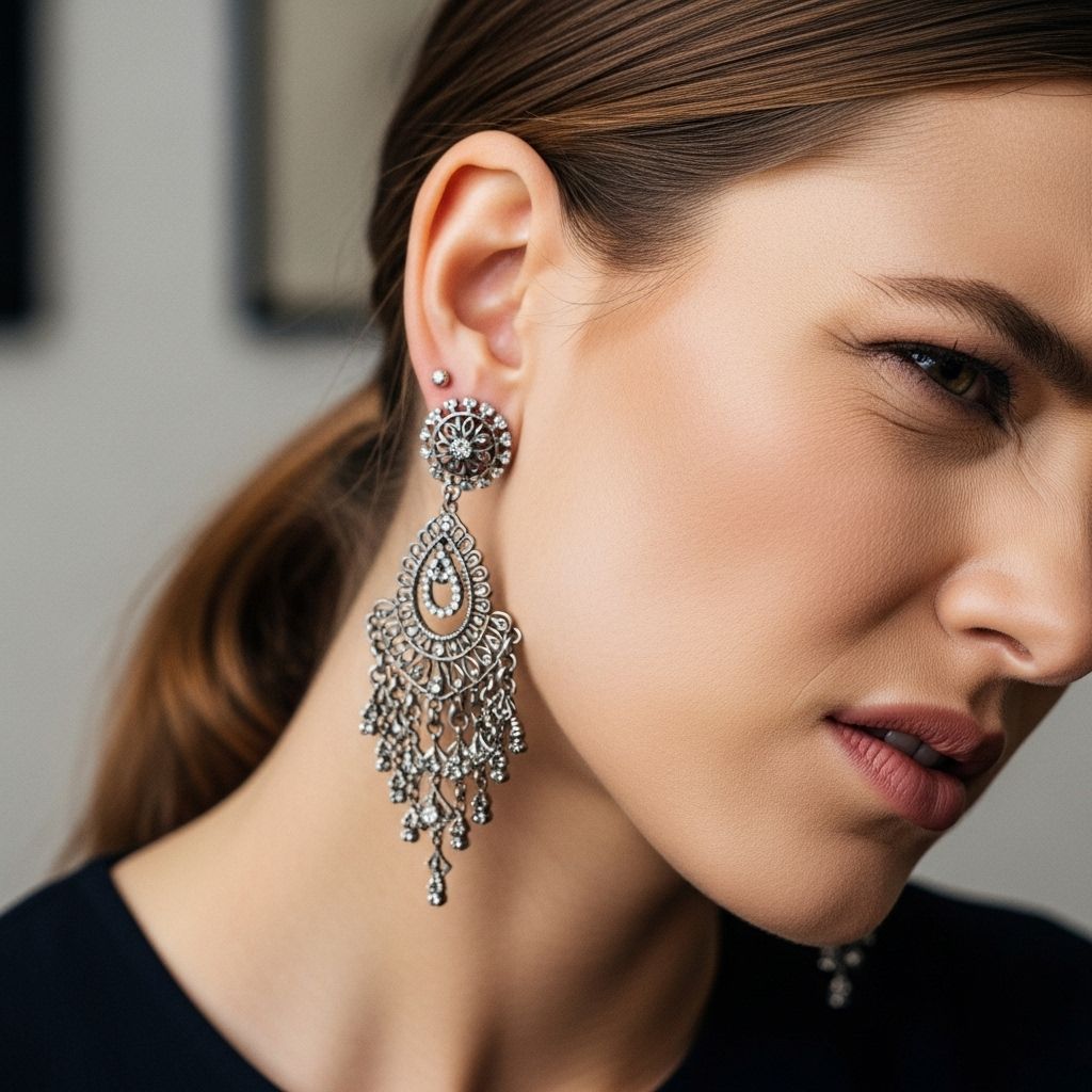 Why we adore statement earrings, the agony they cause, and how earring lifts and expert tips can save your lobes—all in one essential guide.