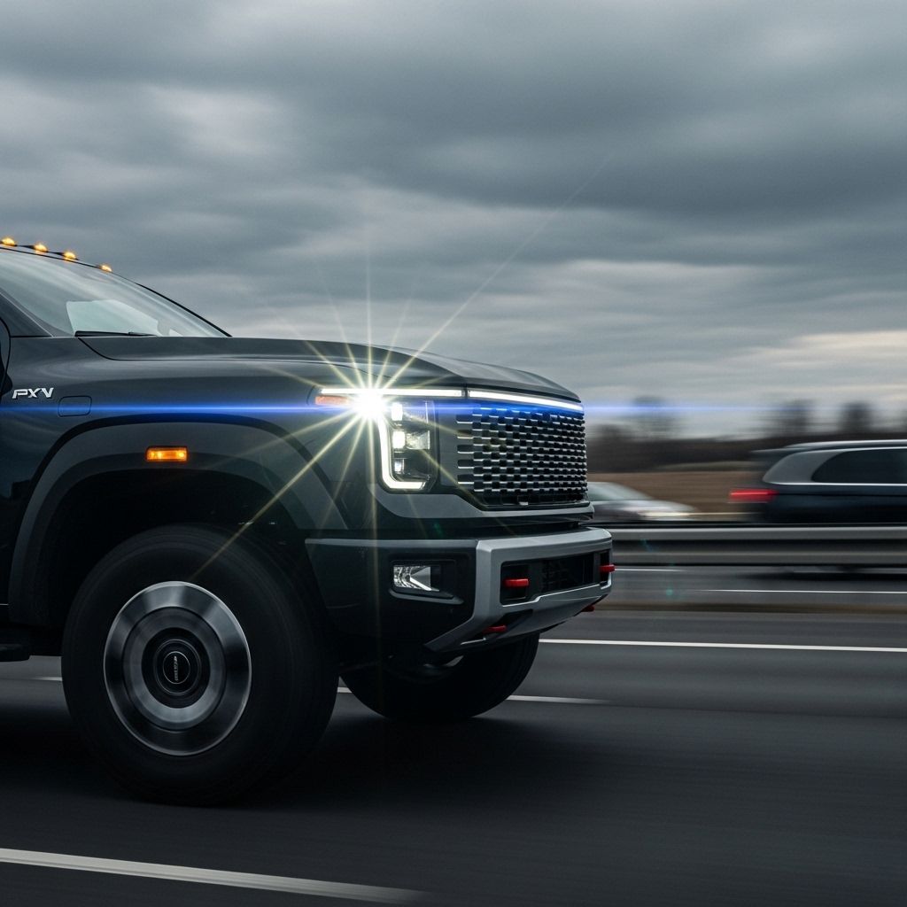 Heavy electric trucks and SUVs raise new road safety concerns due to their increased mass and battery risks, according to experts.