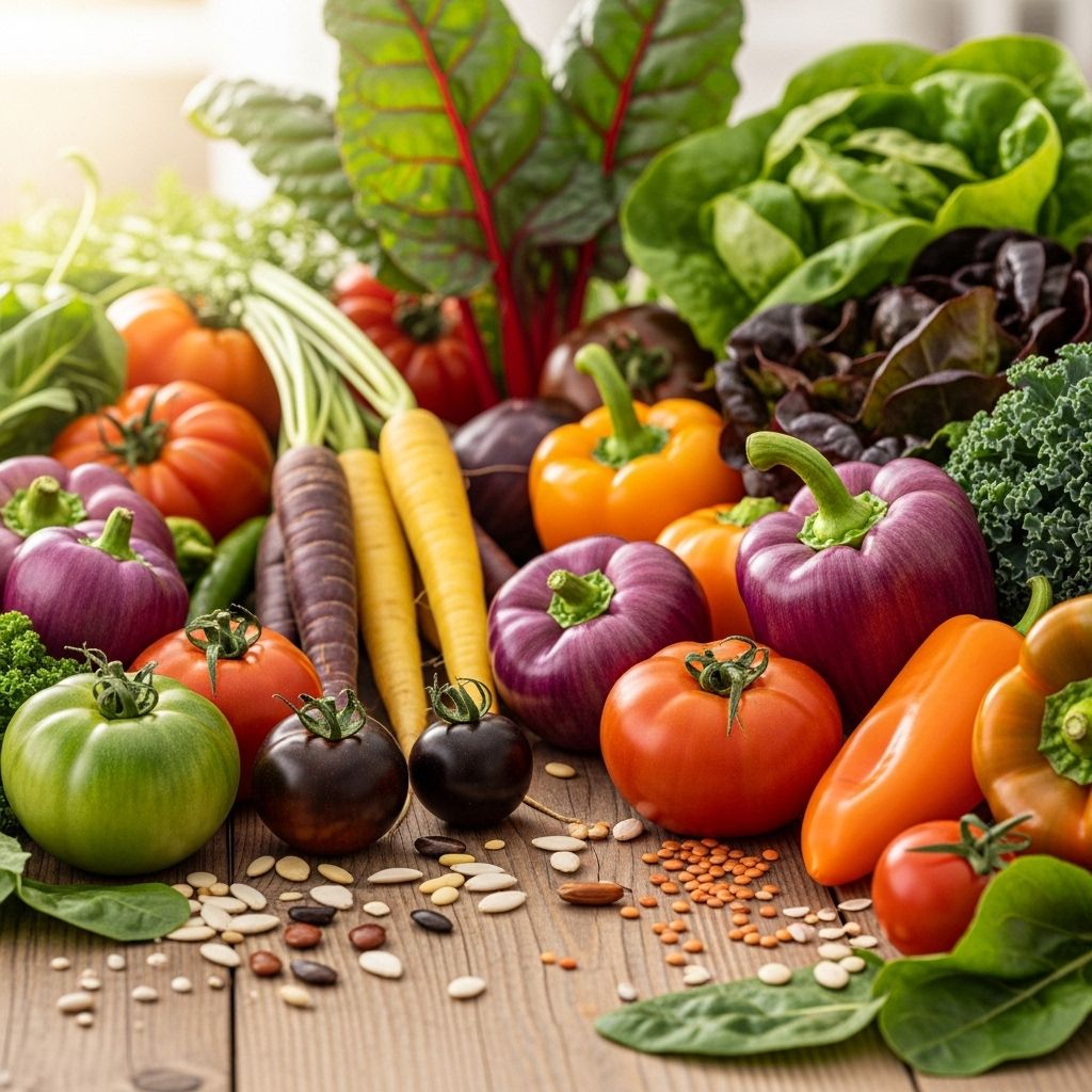 A vibrant exploration of heirloom seeds, their unique advantages, and the exquisite diversity they bring to gardens and tables worldwide.