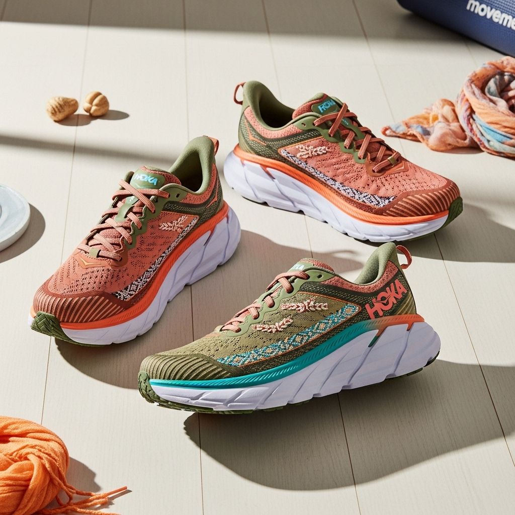 Discover the 2024 Hoka x Free People Movement sneaker collab, blending chic style and performance tech for ultimate comfort and spring athleisure.