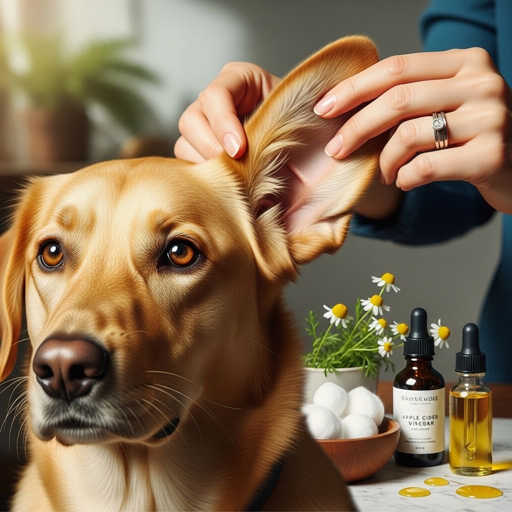 Gentle and effective natural solutions for canine ear infections, from apple cider vinegar to soothing aloe.