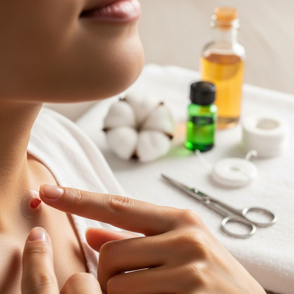 Home Remedies for Skin Tags: Evidence, Safety, and Best Practices for At-Home Removal Separate fact from fiction: A comprehensive guide to at-home skin tag removal methods, their safety, and effectiveness.