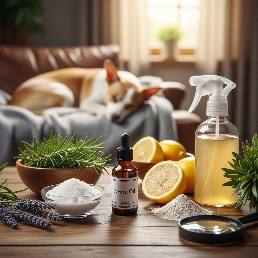 The ultimate guide to natural, safe, and proven home remedies for eliminating fleas from pets, homes, and yards.