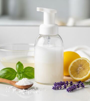 Create luxurious foaming soap at home with simple ingredients