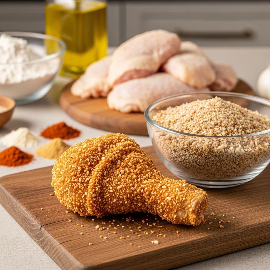 Homemade Shake and Bake: The Ultimate Copycat Recipe for Crispy Perfection Recreate that classic crispy coating on chicken and pork with this easy homemade shake and bake recipe—simple pantry ingredients, huge flavor!