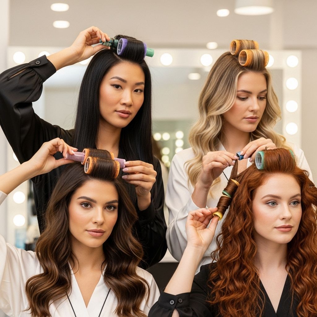 Discover how hot rollers can transform long hair with effortless, bouncy, and voluminous curls that last all day.