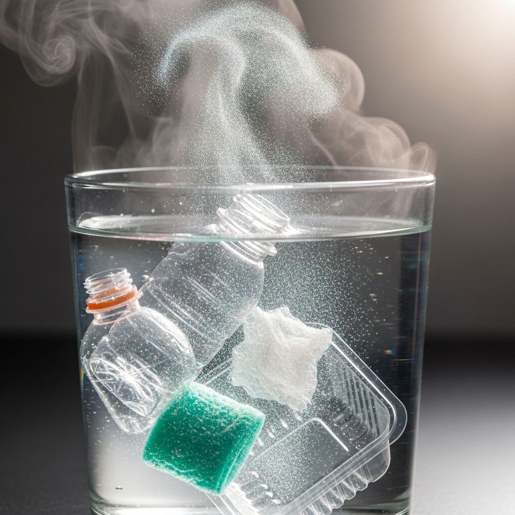 When exposed to hot water, common plastics shed trillions of nanoparticles, raising environmental and health questions.