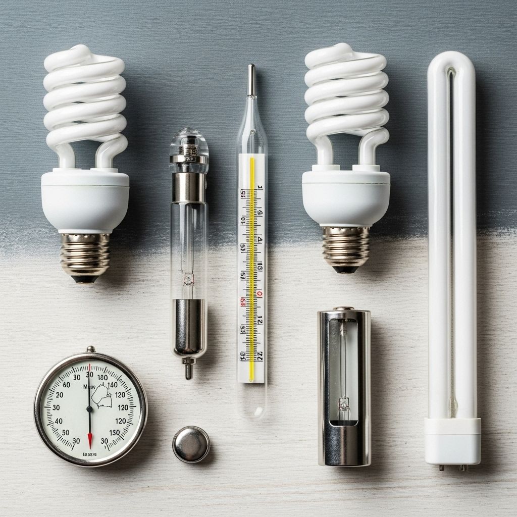 Learn which household products may contain mercury, health risks, safe alternatives, and proper disposal methods for a safer home.