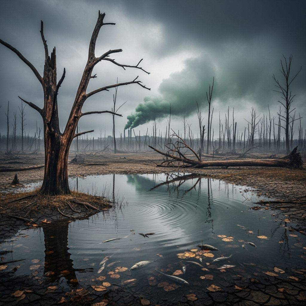 Discover the widespread environmental effects of acid rain, from aquatic ecosystems to forests, soils, and human heritage.