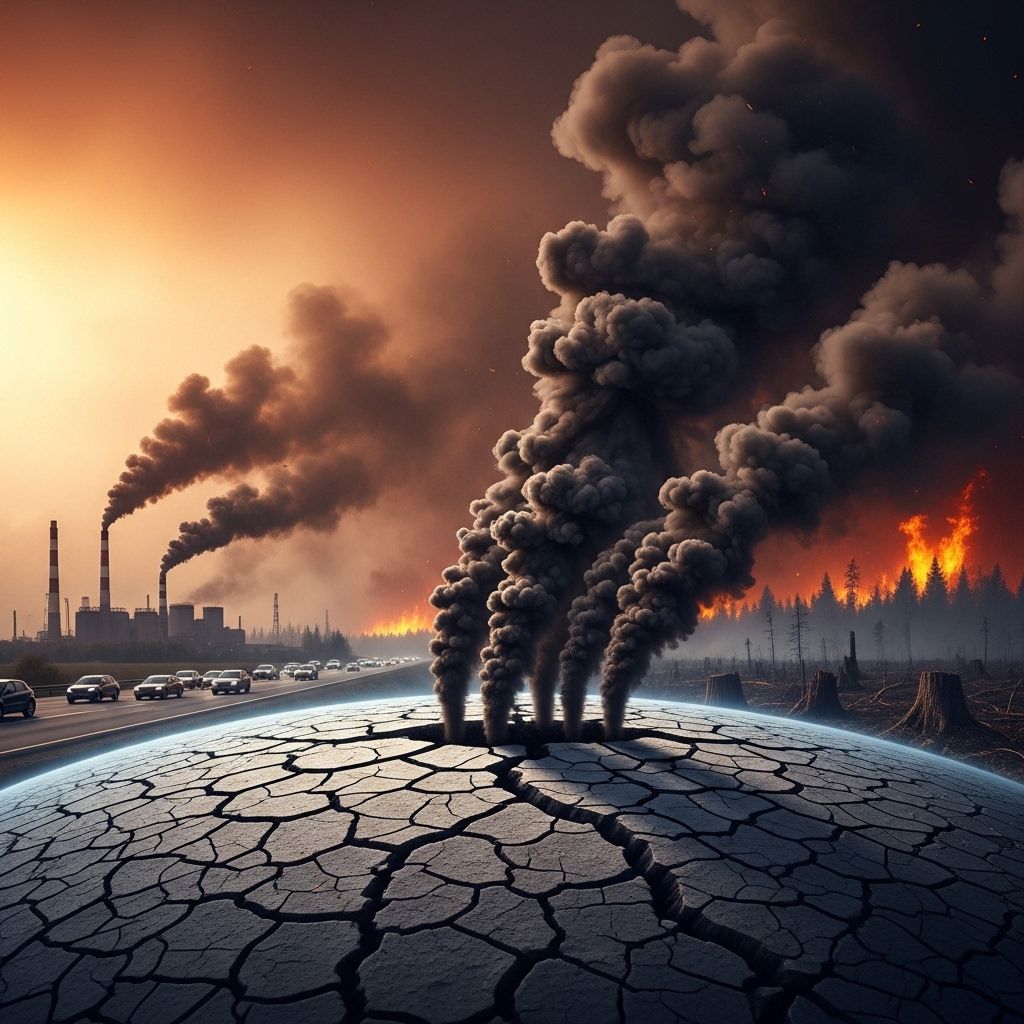 Explore the science and impact of human-driven global warming, the mechanisms behind it, and actionable steps for a sustainable future.