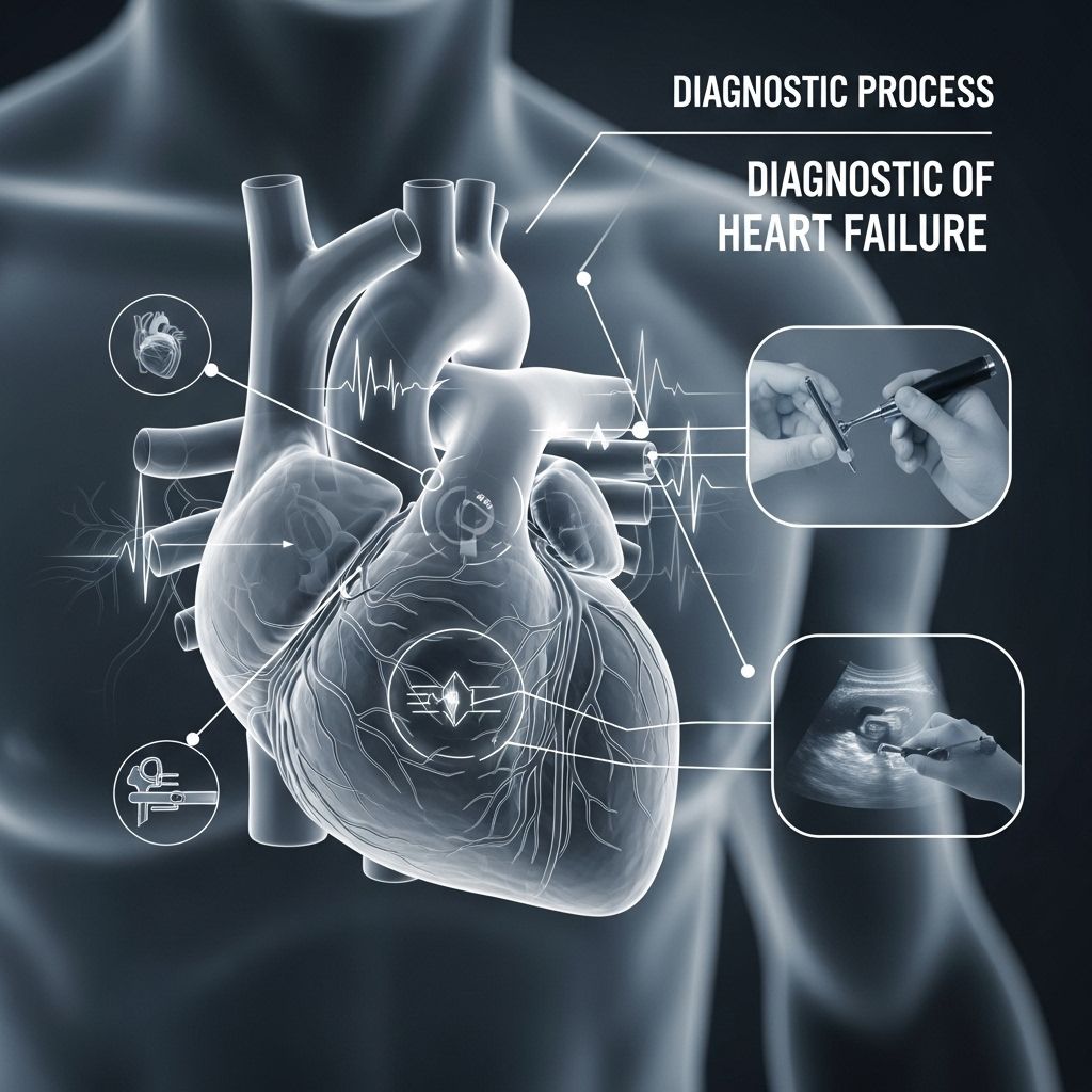 Understanding heart failure diagnosis: symptoms, physical exams, testing, and planning next steps for effective heart care.