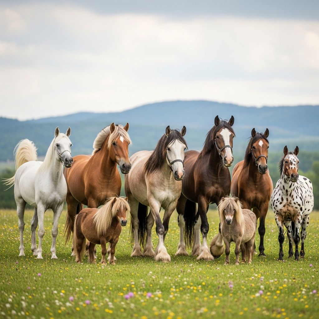 Classification methods and registries illustrate how intricate equine variety can be.