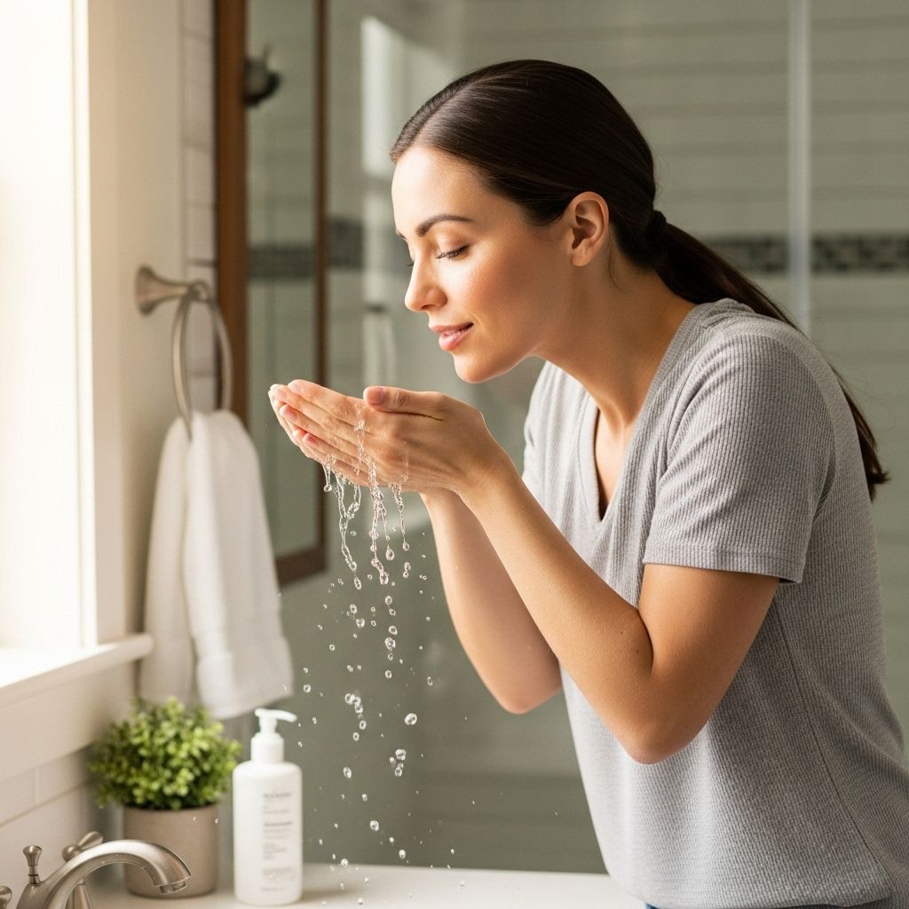 Discover the optimal face washing frequency for healthier, clearer skin