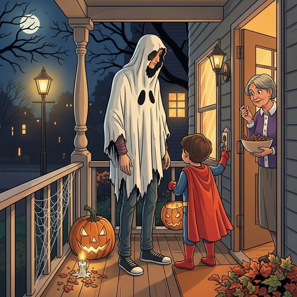 Neighborhood customs and personal readiness make trick-or-treating age feel just right.