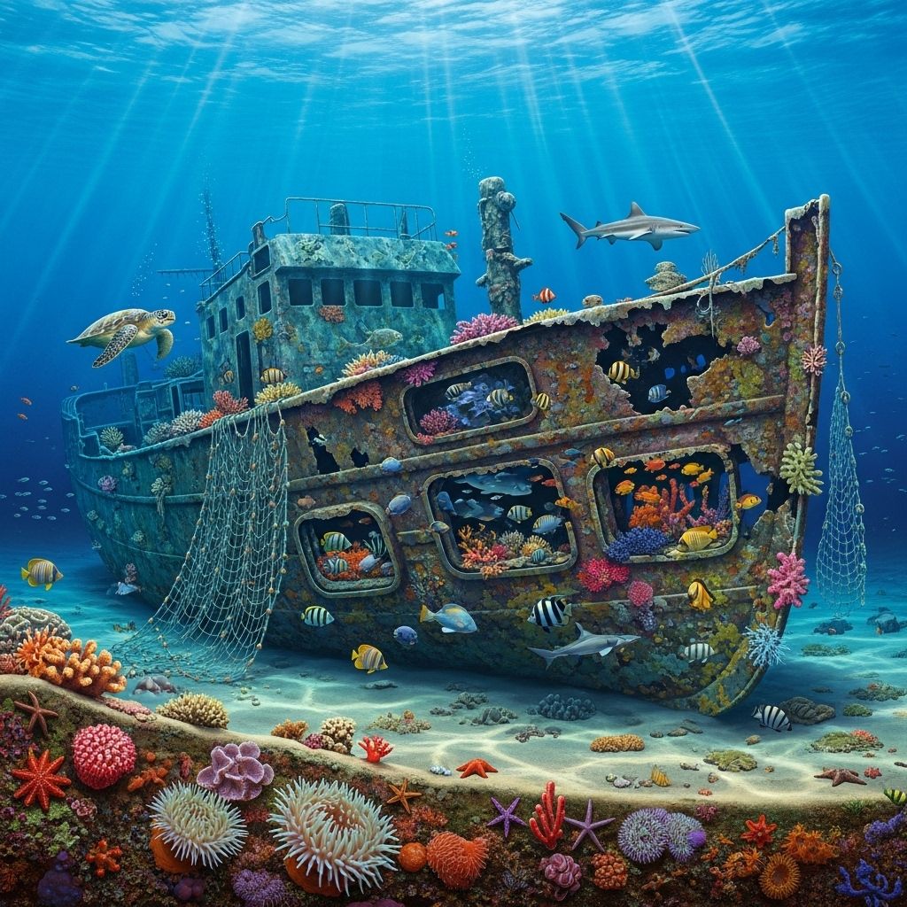Shipwrecks can boost marine biodiversity but also threaten ocean ecosystems—explore the environmental impacts.