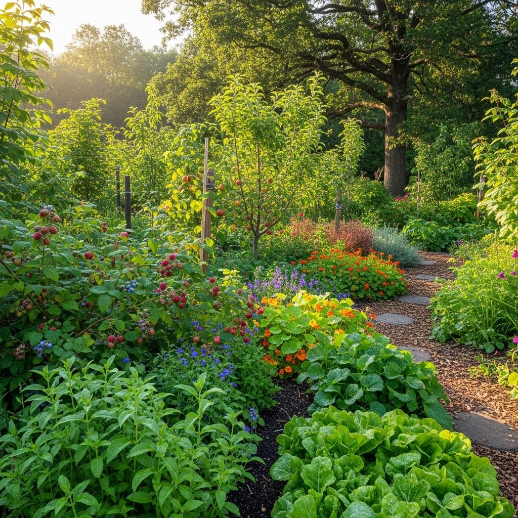 Design and plant your own abundant, ecologically balanced food forest using regenerative permaculture principles.