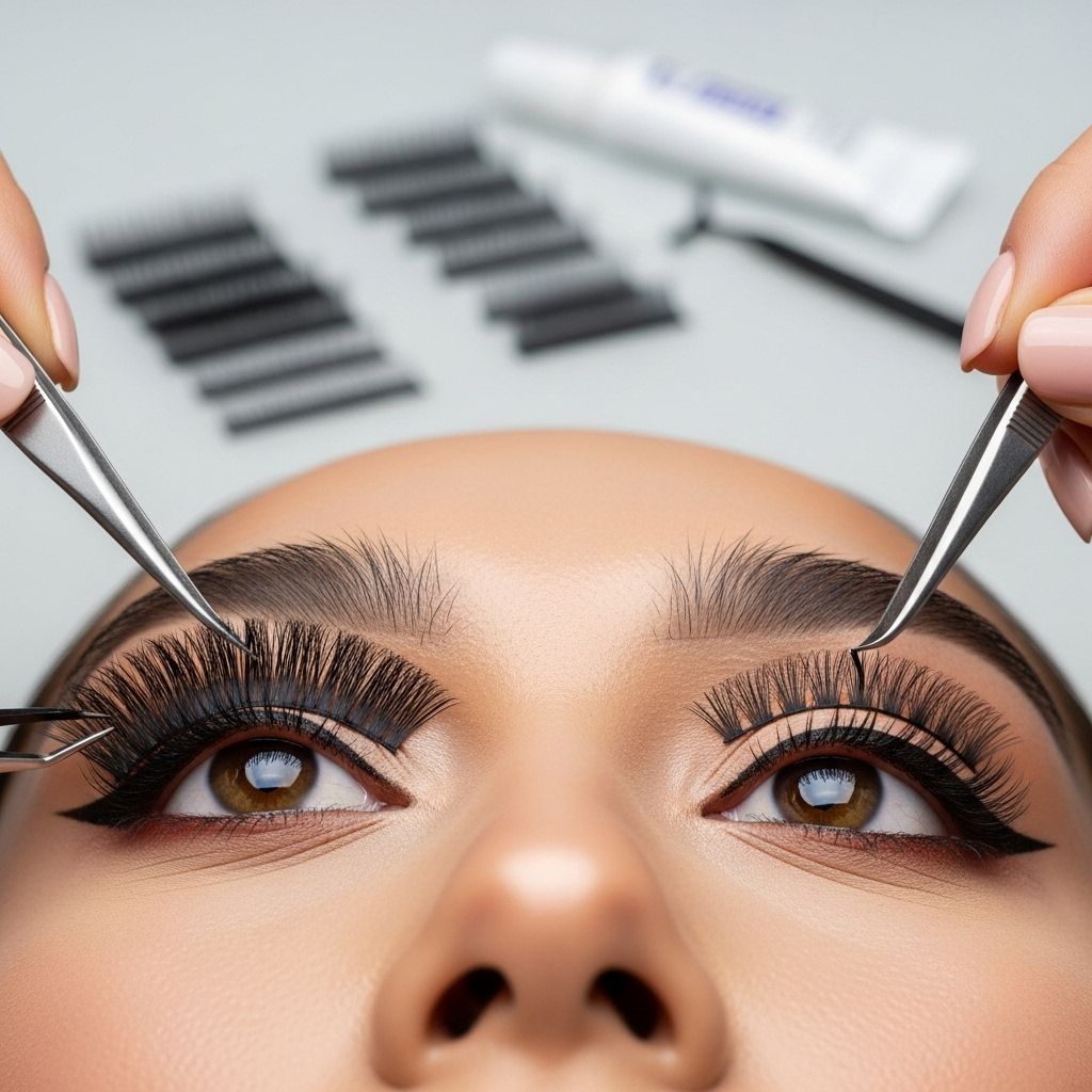 Master the art of applying strip and individual false eyelashes with expert advice, top tips, and step-by-step guidance for flawless, natural results.